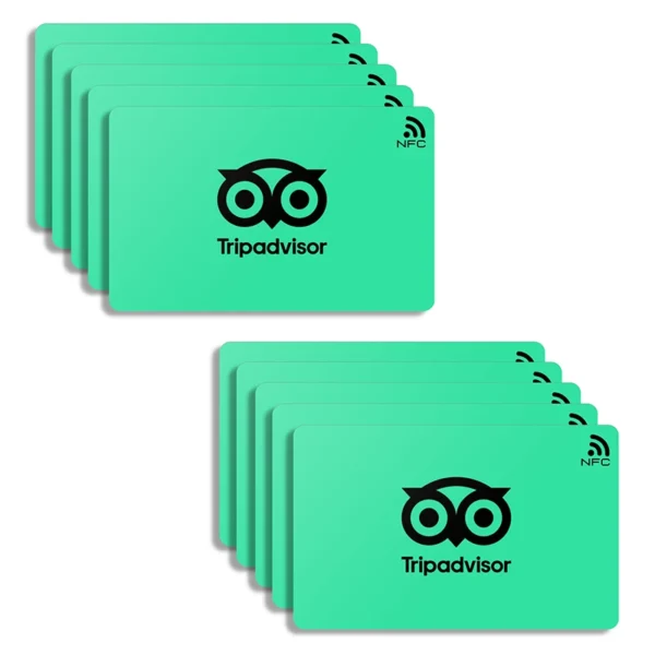 10x Tripadvisor Review NFC Card