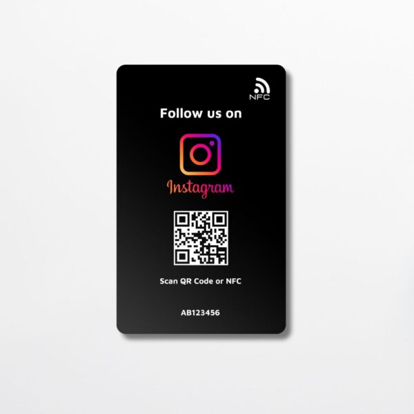Instagram NFC-kaart