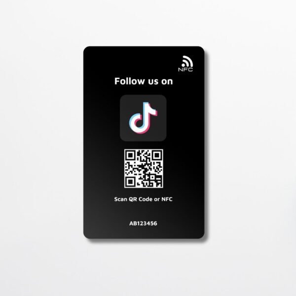TikTok NFC-kaart